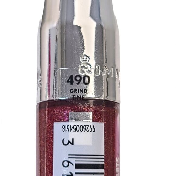 NWT Rimmel Stay Glossy Lipgloss Grind Time & Bare Minimum Bundle of 2 - Picture 4 of 9